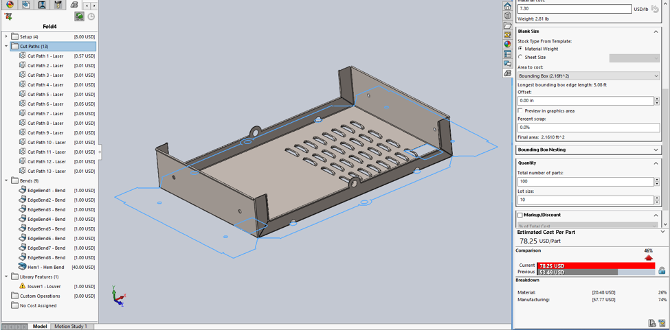 solidworks cost